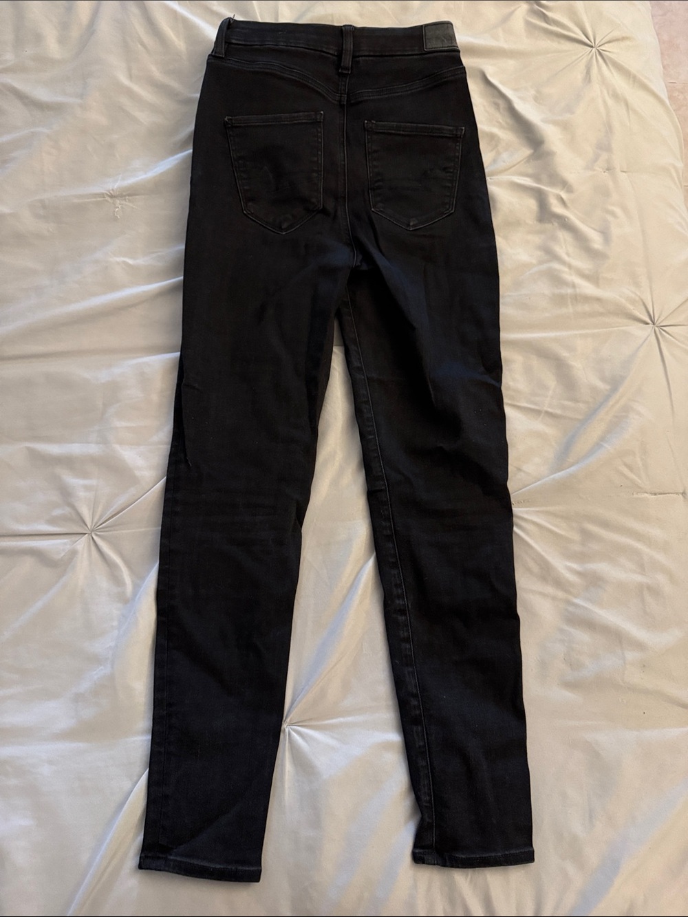 American Eagle Outfitters Curve Love Tall Black Skinny High-Rise Jeans - Picture 4 of 4